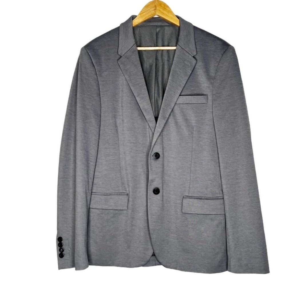 Zara Man 2 Button Blazer Grey Size 44
